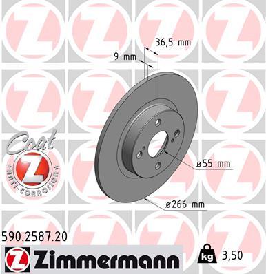 ZIMMERMANN 590.2587.20 EAN: 4250238763093.