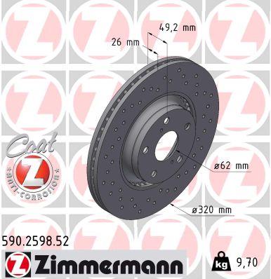 ZIMMERMANN 590.2598.52 EAN: 4250238753650.