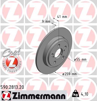 ZIMMERMANN 590.2813.20 EAN: 4250238756453.