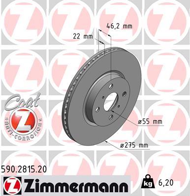 ZIMMERMANN 590.2815.20 EAN: 4250238761068.
