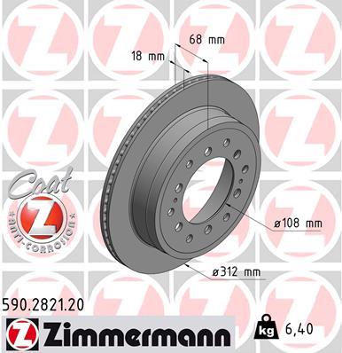 ZIMMERMANN 590.2821.20 EAN: 4250238766377.