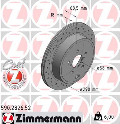 ZIMMERMANN 590.2826.52 EAN: 4250238769941.