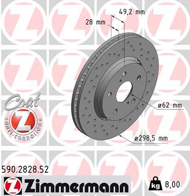 ZIMMERMANN 590.2828.52 EAN: 4250238778387.