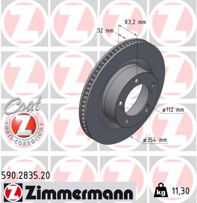 ZIMMERMANN 590.2835.20 EAN: 4250238781325.