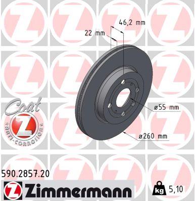 ZIMMERMANN 590.2857.20 EAN: 4250238789628.