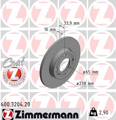 ZIMMERMANN 600.3204.20 EAN: 4250238762195.