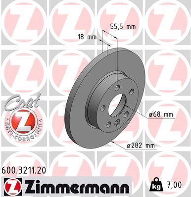 ZIMMERMANN 600.3211.20 EAN: 4250238763376.