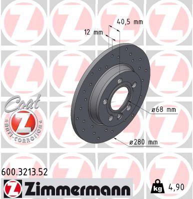 ZIMMERMANN 600.3213.52 EAN: 4250238753117.