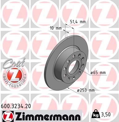ZIMMERMANN 600.3234.20 EAN: 4250238744917.