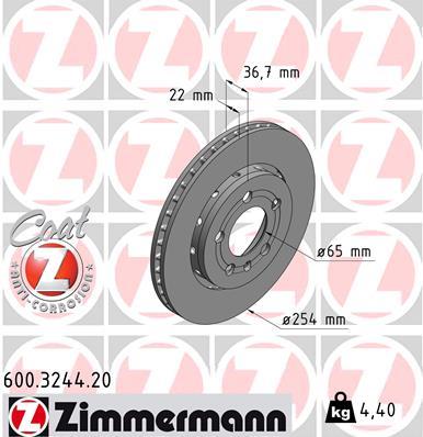 ZIMMERMANN 600.3244.20 EAN: 4250238762058.