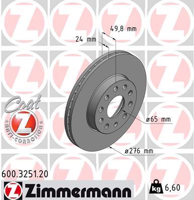 ZIMMERMANN 600.3251.20 EAN: 4250238761549.