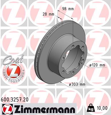 ZIMMERMANN 600.3257.20 EAN: 4250238777014.