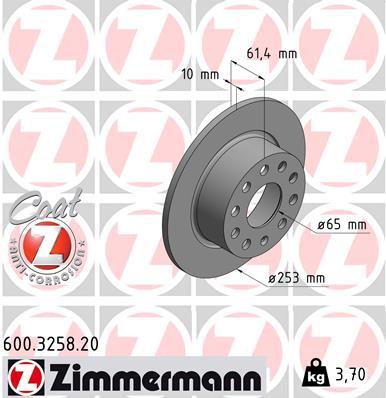 ZIMMERMANN 600.3258.20 EAN: 4250238777144.