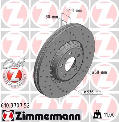 ZIMMERMANN 610.3707.52 EAN: 4250238750567.