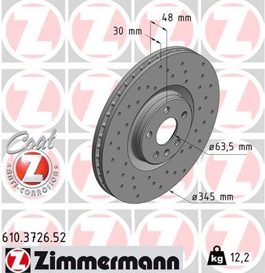 ZIMMERMANN 610.3726.52 EAN: 4250238775805.