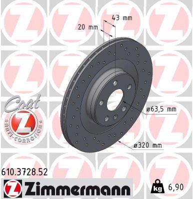 ZIMMERMANN 610.3728.52 EAN: 4250238775812.
