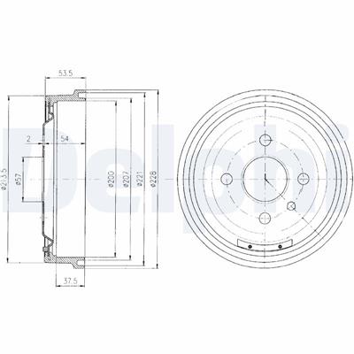 DELPHI BF151 EAN: 5012759461501.