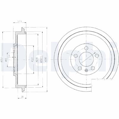 DELPHI BF406 EAN: 5012759087954.