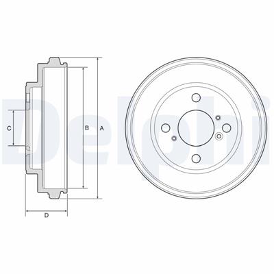 DELPHI BF625 EAN: 5012759556153.