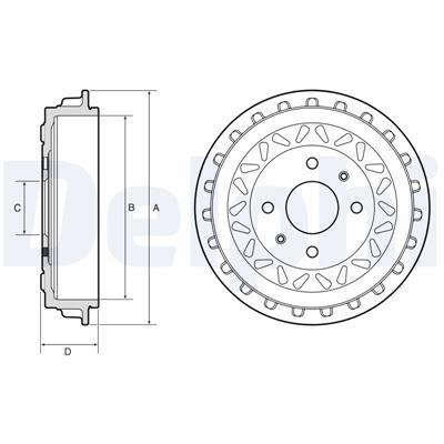 DELPHI BF663 EAN: 5012759634844.
