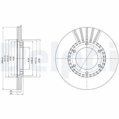 DELPHI BG2365 EAN: 5012759423646.