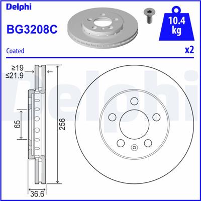 DELPHI BG3208C EAN: 5012759529652.