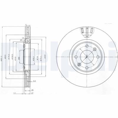 DELPHI BG4002 EAN: 5012759385821.