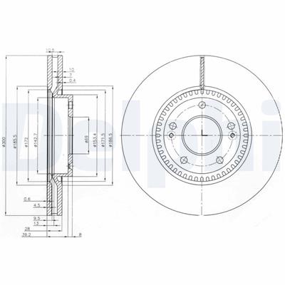 DELPHI BG4011 EAN: 5012759385913.