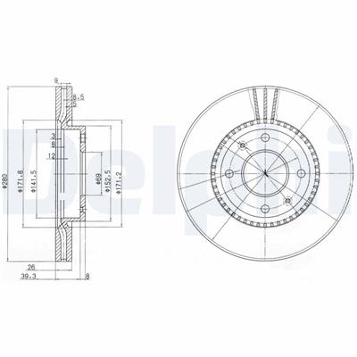 DELPHI BG4013 EAN: 5012759385937.