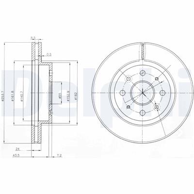 DELPHI BG4019 EAN: 5012759385999.