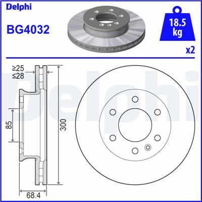 DELPHI BG4032 EAN: 5012759386125.