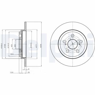 DELPHI BG4272 EAN: 5012759450789.