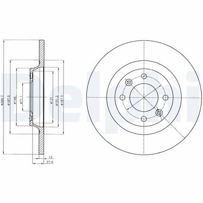DELPHI BG4322 EAN: 5012759470398.