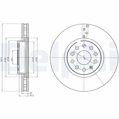 DELPHI BG4330C EAN: 5012759531013.
