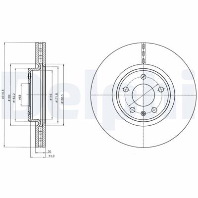 DELPHI BG4346C EAN: 5012759531044.