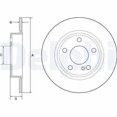 DELPHI BG4555C EAN: 5012759533673.