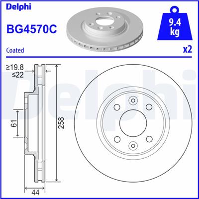 DELPHI BG4570C EAN: 5012759531532.