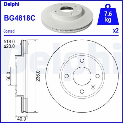 DELPHI BG4818C EAN: 5012759541296.