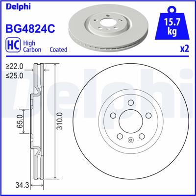 DELPHI BG4824C EAN: 5012759541357.