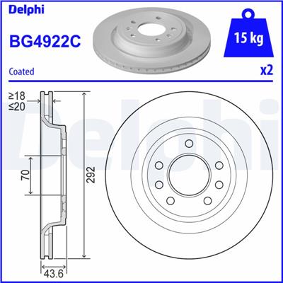 DELPHI BG4922C EAN: 5012759989876.