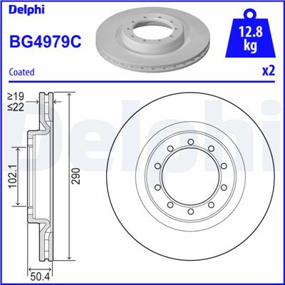 DELPHI BG4979C EAN: 5012759550274.