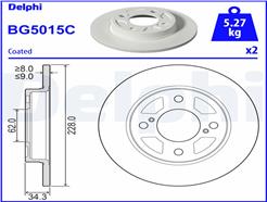 DELPHI BG5015C