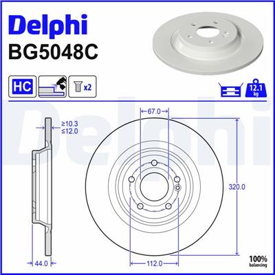 DELPHI BG5048C EAN: 5012759559697.