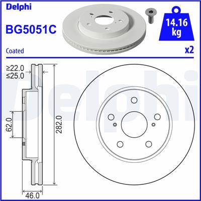 DELPHI BG5051C EAN: 5012759558997.