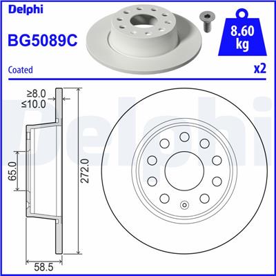 DELPHI BG5089C EAN: 5012759561867.