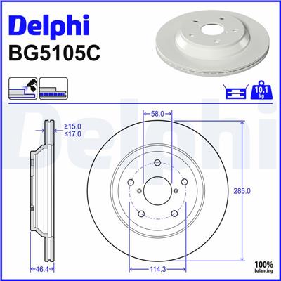 DELPHI BG5105C EAN: 5012759999998.