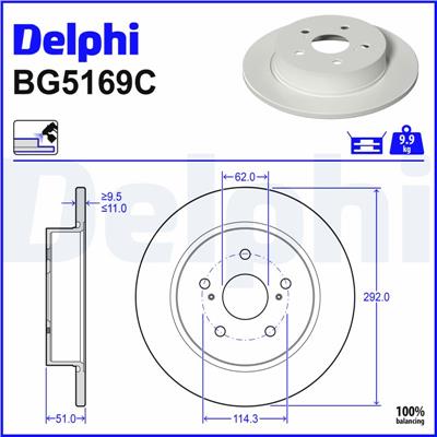 DELPHI BG5169C EAN: 5012759595640.