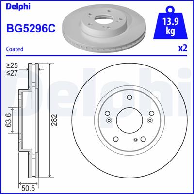 DELPHI BG5296C EAN: 5012759550724.