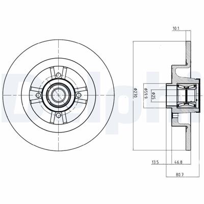 DELPHI BG9032RS EAN: 5012759396346.