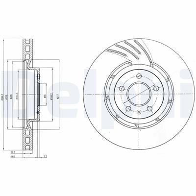DELPHI BG9052 EAN: 5012759416624.